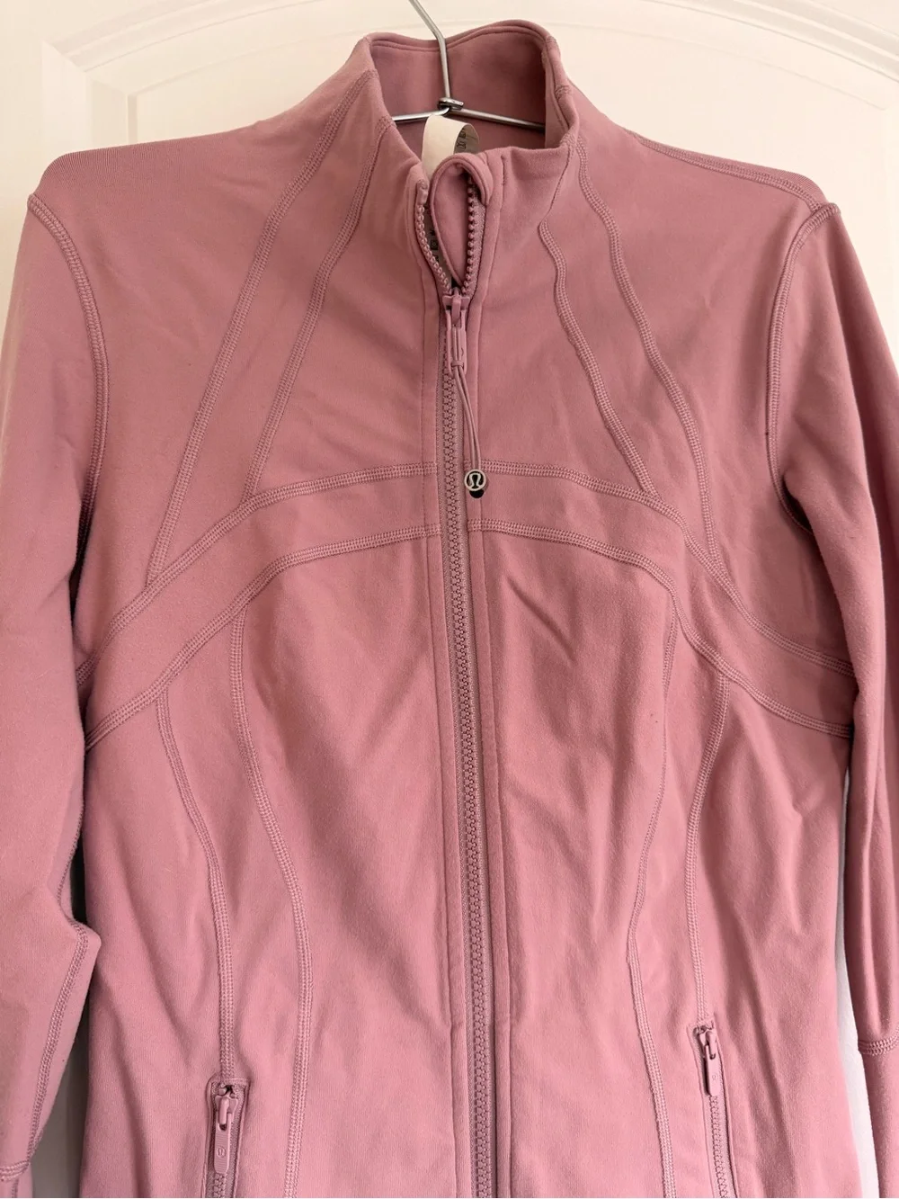lululemon athletica size 6 Dusty Rose Zip-Up Bomber Jacket